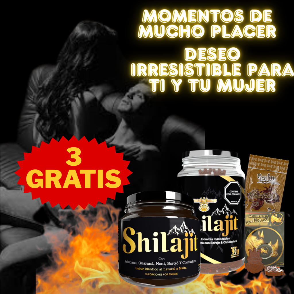 ✅LLÉVATE TRES PRODUCTOS GRATIS ✅        Combo Shilajit Original – Energia, Vitalidade e Prazer em um só produto!                        🔥 Promoção Exclusiva e por Tempo Limitado!
